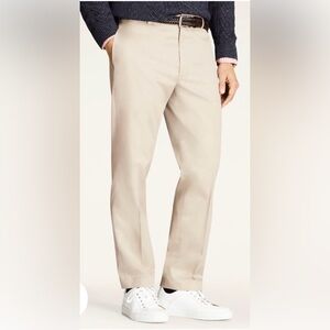 Brooks Brothers Men's W38 L32 Tan Khakis Dress Pants Slacks Golf Lightweight